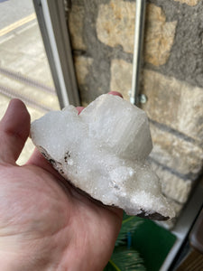 Apophyllite Raw Cluster With Druzy