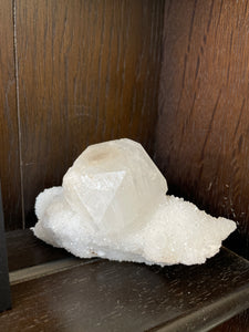 Apophyllite Raw Cluster With Druzy