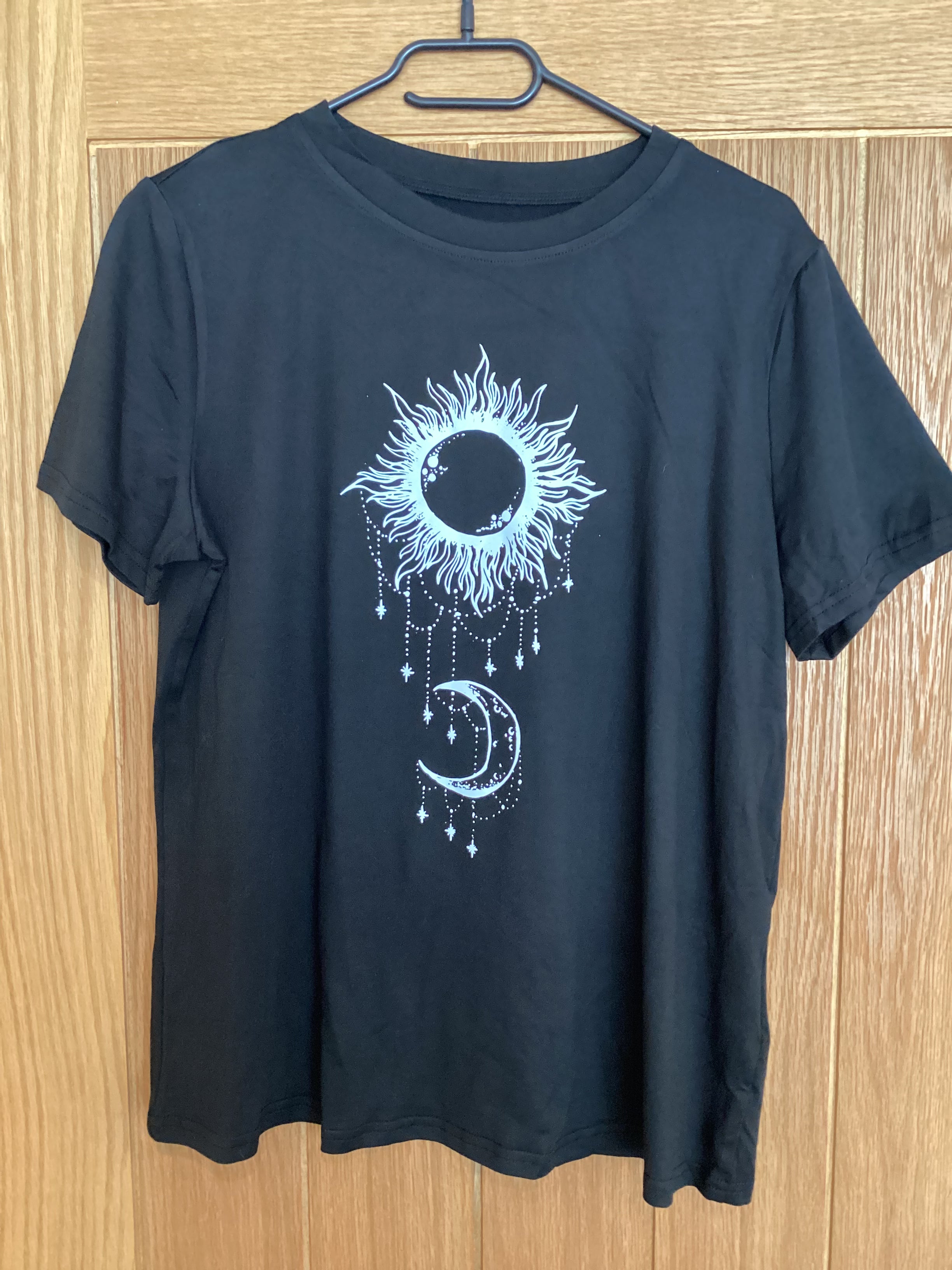 Black Sun and Moon Dream Catcher T-shirt Large, XL